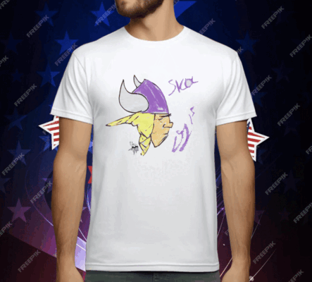 Rookies Paint Minnesota Vikings by Dallas Turner T-Shirt