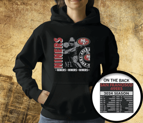 San Francisco 49ers Schedule 2024 T-Shirt