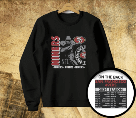 San Francisco 49ers Schedule 2024 T-Shirt