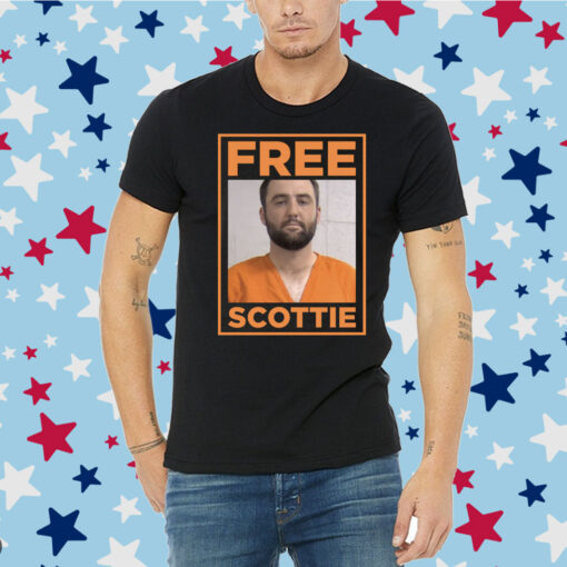 Scottie Scheffler Mugshot Free Scottie T-Shirt