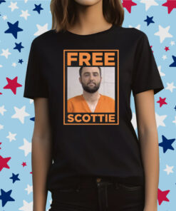 Scottie Scheffler Mugshot Free Scottie T-Shirt