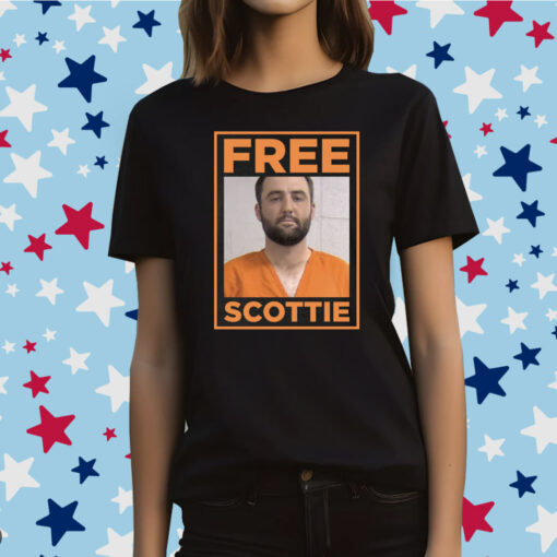 Scottie Scheffler Mugshot Free Scottie T-Shirt