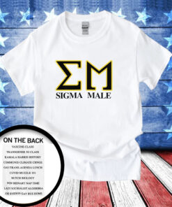 Sigma Male Frat Shirts