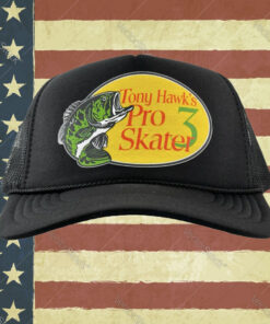 Skateboard Fishing Trucker Cap