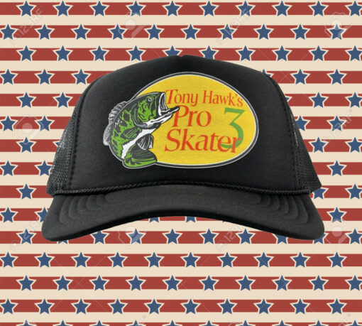 Skateboard Fishing Trucker Cap