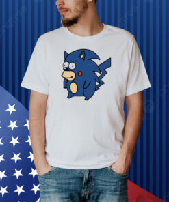 Sonic Pikachu Simpsons Shirt