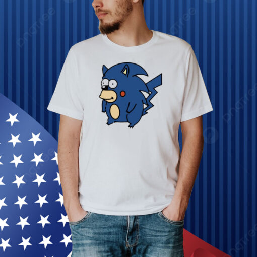 Sonic Pikachu Simpsons Shirt