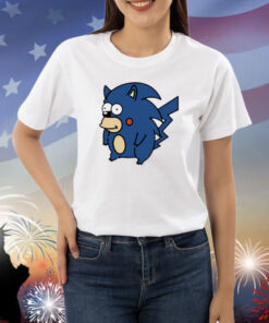 Sonic Pikachu Simpsons Shirt