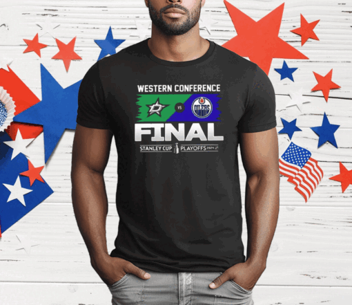 Stars vs Canucks 2024 Western Conference Final Stanley Cup Playoff T-Shirt