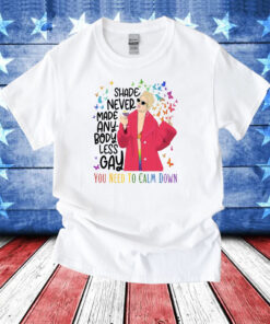 Taylor Shade Never Made Anybody Less Gay You Need To Calm Down Shirts