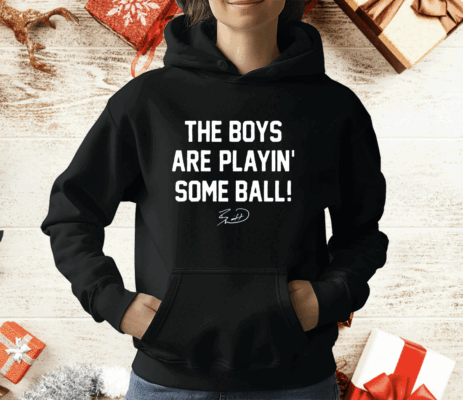 The Boys Are Playin’ Some Ball Bobby Witt Jr Signature Ladies Boyfriend T-Shirt