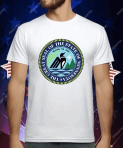 The Great Seal Of The State Of Minnesota Bring Ya Ass Logo T-Shirt