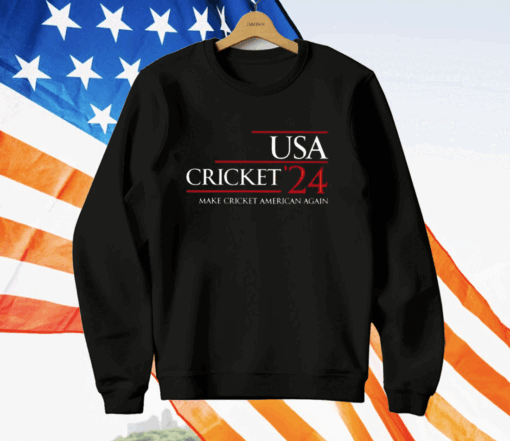 Usa Cricket ’24 Make Cricket American Again T-Shirt