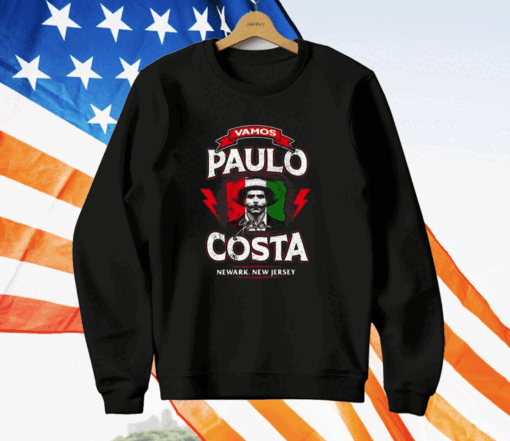 Vamos Paulo Costa Newark New Jersey T-Shirt