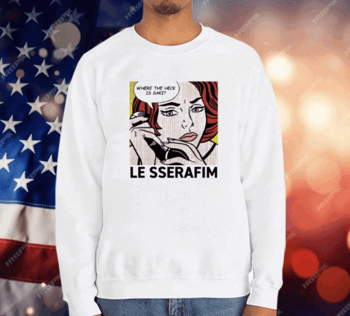 Where The Heck Is Saki Le Sserafim T-Shirt