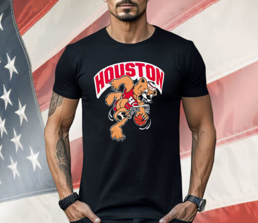 Houston Cougars basketball player mascot Shirt