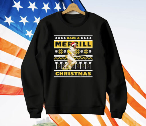 2024 Padres Have A Merrill Christmas T-Shirt