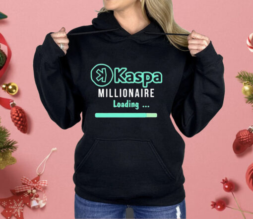 Braver Crypto Kaspa Millionaire Loading Shirt