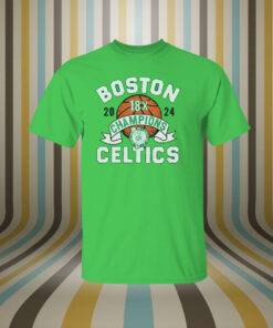 Boston Celtics 2024 18 Time Champions T-Shirt