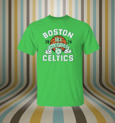 Boston Celtics 2024 18 Time Champions T-Shirt