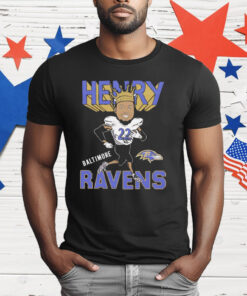 Baltimore Ravens Derrick Henry cartoon T-Shirt