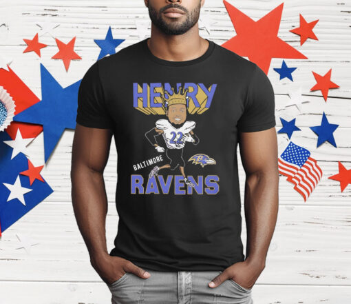 Baltimore Ravens Derrick Henry cartoon T-Shirt