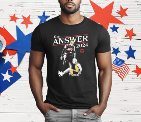 Donald Trump Defeats Joe Biden The Answer 2024 T-Shirt