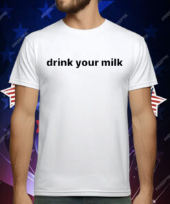 Scarlett Johansson Drink Your Milk T-Shirt