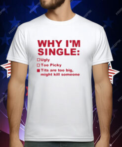 Why I’m Single Ugly Too Picky Tits Are Too Big T-Shirt