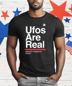 Tom Delonge Wearing Ufos Are Real Aliens Fucking Exist T-Shirt