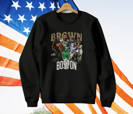 Jaylen Brown Boston Celtics 2024 NBA Finals Champions signature T-Shirt