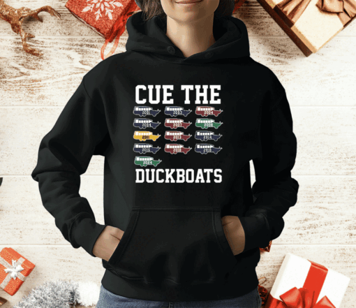 Cue The Duckboats Celtics 2024 T-Shirt