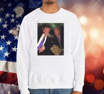 Trump and Biden Smoking Weed T-Shirt