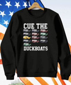 Cue The Duckboats Celtics 2024 T-Shirt