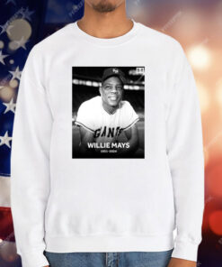 Rip Willie Mays 1931-2024 T-Shirt