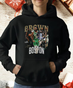 Jaylen Brown Boston Celtics 2024 NBA Finals Champions signature T-Shirt