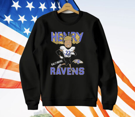 Baltimore Ravens Derrick Henry cartoon T-Shirt