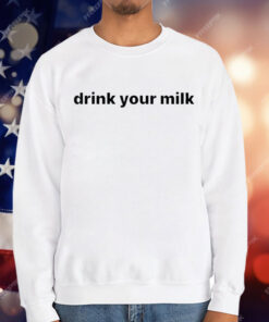 Scarlett Johansson Drink Your Milk T-Shirt