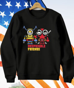 Despicable friends Minions as Wolverine and Deadpool T-Shirt