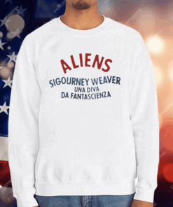 Aliens Sifourney Weaver UNA Diva Da Fantascienza T-Shirt