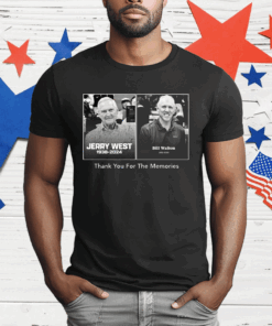 Bill Walton And Jerry West Thank You For The Memories T-Shirt