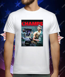 Boston Celtics Banner 18 Cue The Duckboats The Champs T-Shirt