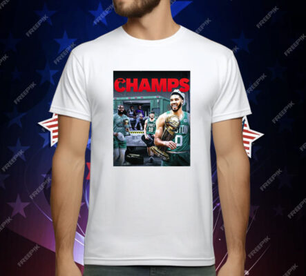 Boston Celtics Banner 18 Cue The Duckboats The Champs T-Shirt