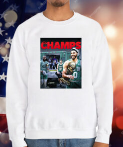 Boston Celtics Banner 18 Cue The Duckboats The Champs T-Shirt