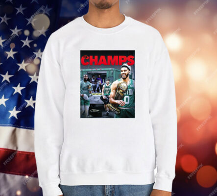 Boston Celtics Banner 18 Cue The Duckboats The Champs T-Shirt