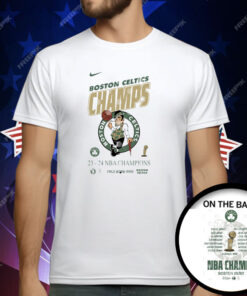 Boston Celtics Championship 2023-2024 Champions Only Work Win T-Shirt