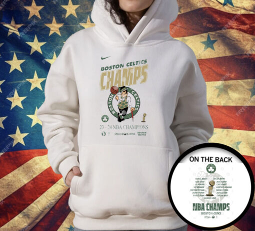 Boston Celtics Championship 2023-2024 Champions Only Work Win T-Shirt