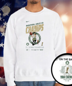 Boston Celtics Championship 2023-2024 Champions Only Work Win T-Shirt