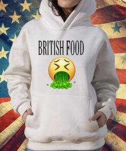 British Food Emoji Vomiting Funny T-Shirt