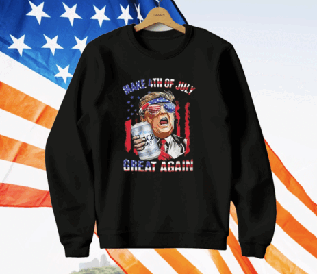 Busch Light Make 4th of July Great Again Trump T-Shirt